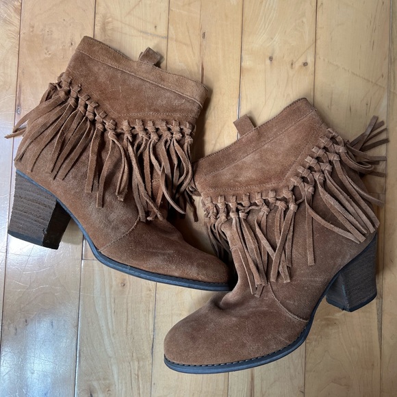 Women’s Fringe Booties - Picture 1 of 1